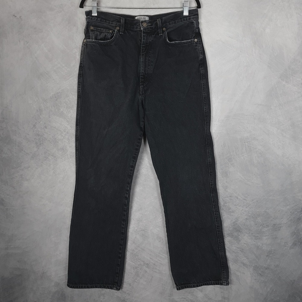 Agolde High Rise Jeans - Dark Gray